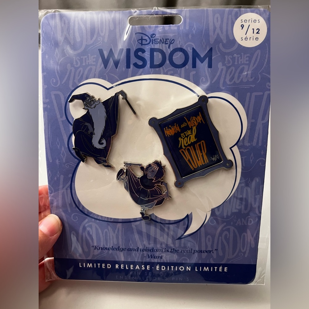 Disney Wisdom Series Pin Set 9/12